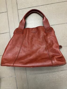 American Leather Co Handbag Womens Medium Brown Leather Satchel Tote